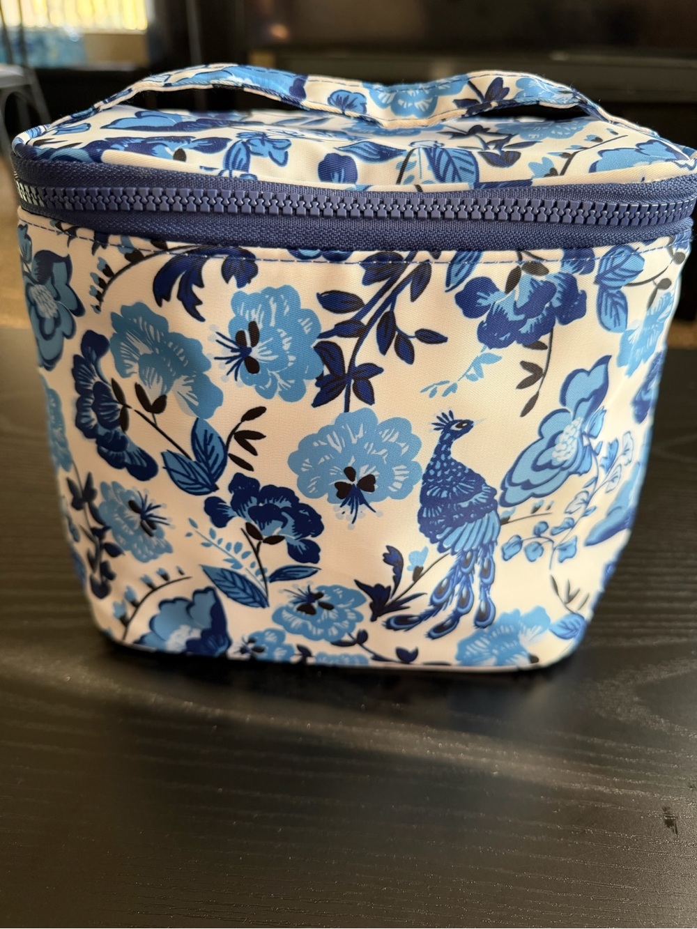 kate spade Blue Floral Print lunch Bag